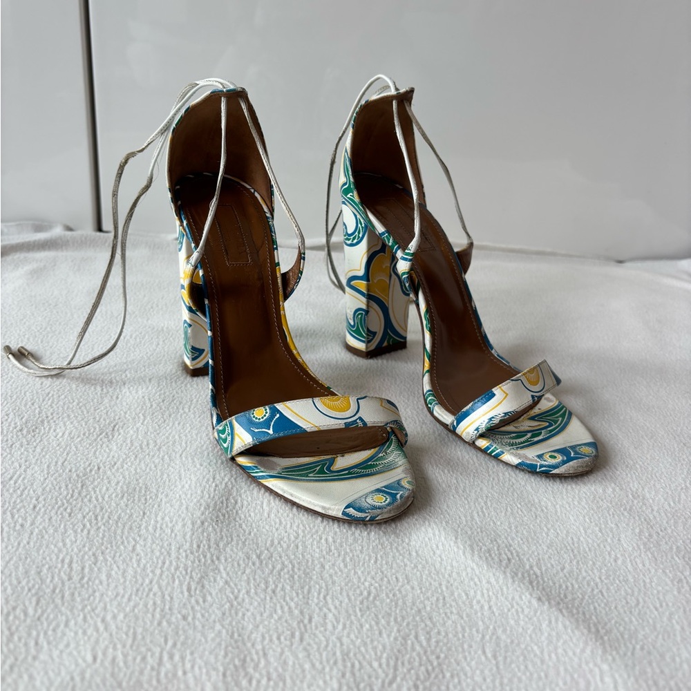 Aquazzura Tie-up ‘Lily’ Sandals - Picture 2 of 9